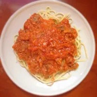 Snapdishの料理写真:Cheese spaghetti|sukiさん