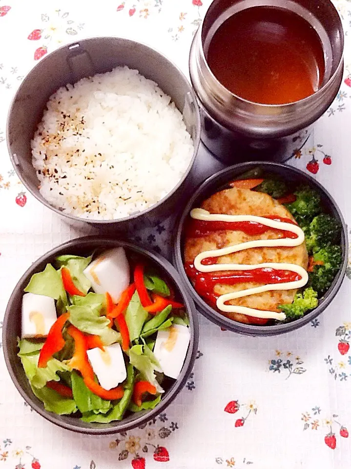 Snapdishの料理写真:9/30旦那弁🍱(●ↀωↀ●)✧|さとう かおりさん