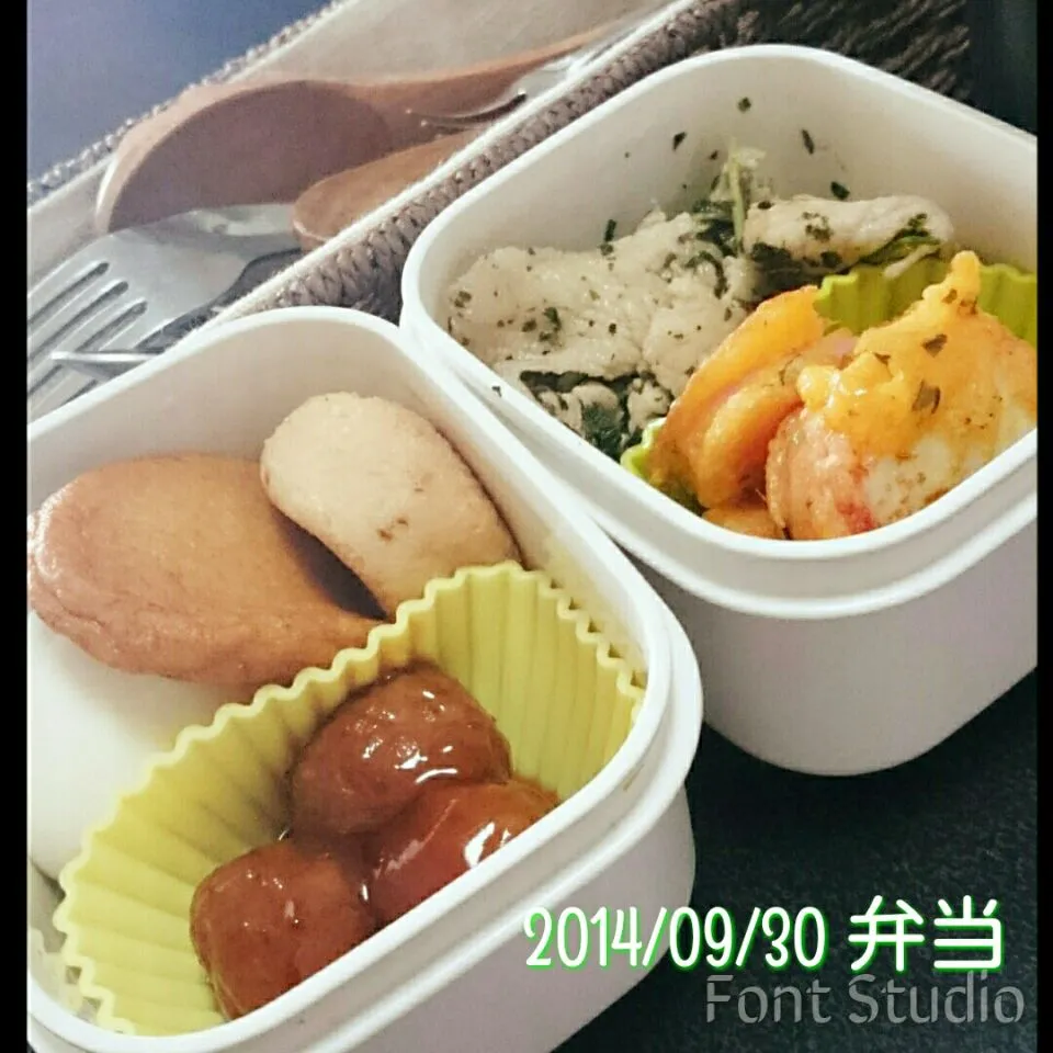 9/30 お弁当！|もるとカッツォさん