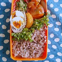 Snapdishの料理写真:今日の旦那さん弁当🍱♥|sghrstkさん