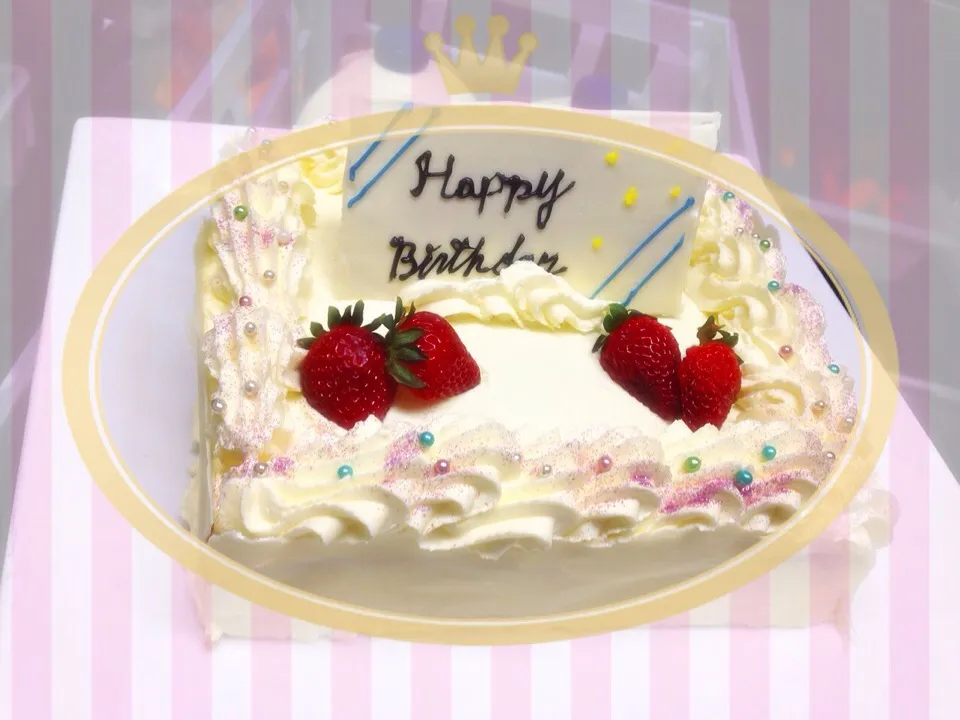 Birthday cake for resident @ work|kazuko Tsujiさん