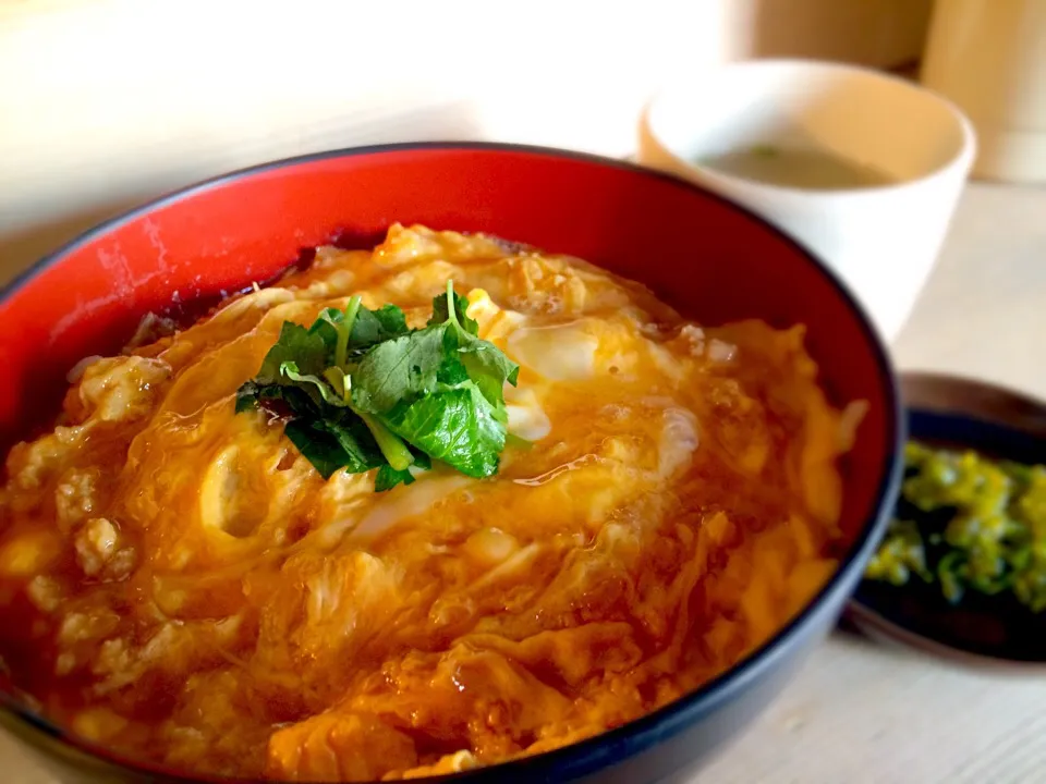 伊勢の親子丼🐣（そぼろ）|おかっぴーさん