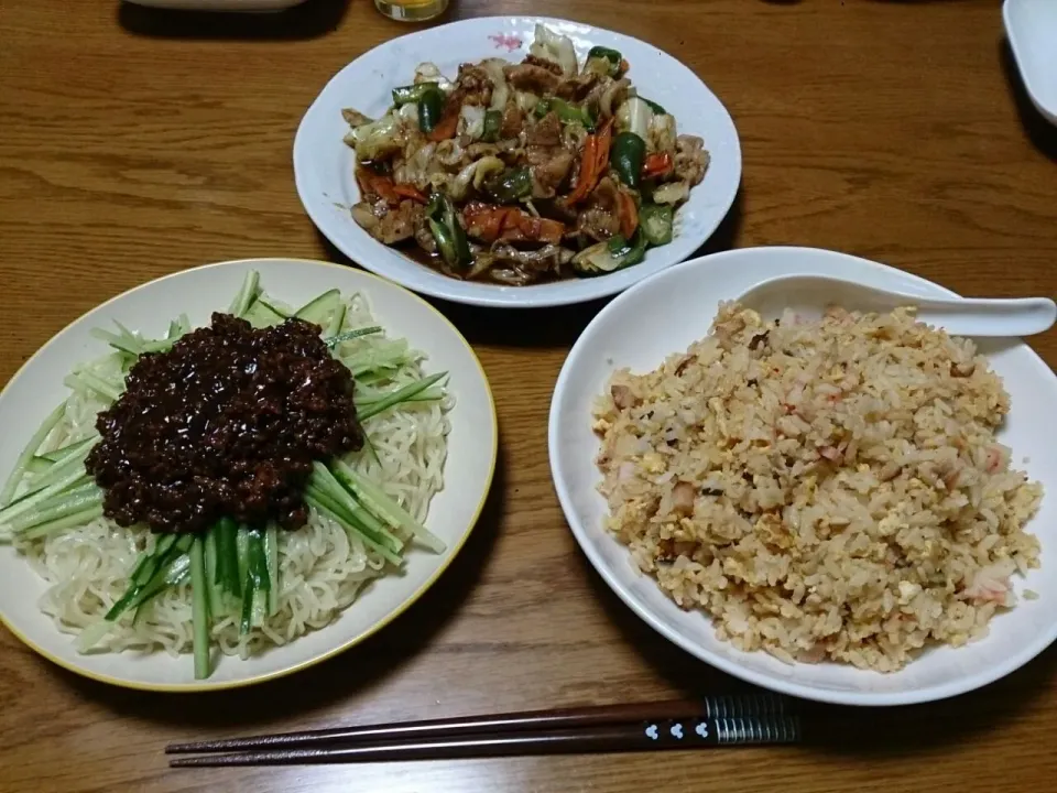 回鍋肉、ジャージャー麺、炒飯|五十嵐公一さん