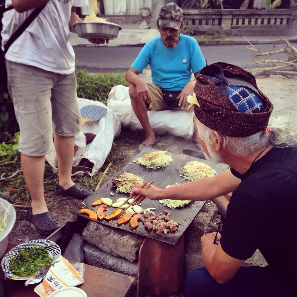 ウブド路上お好み焼き|さと⋆さん