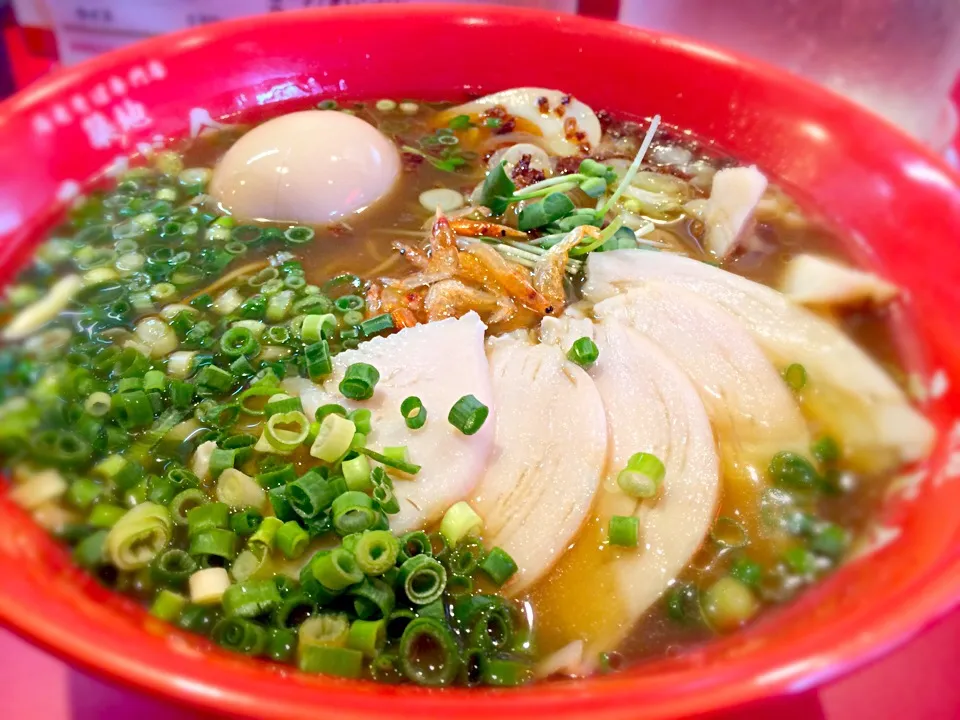 海老チャーシュー麺@えび金(築地)|かっちっさん