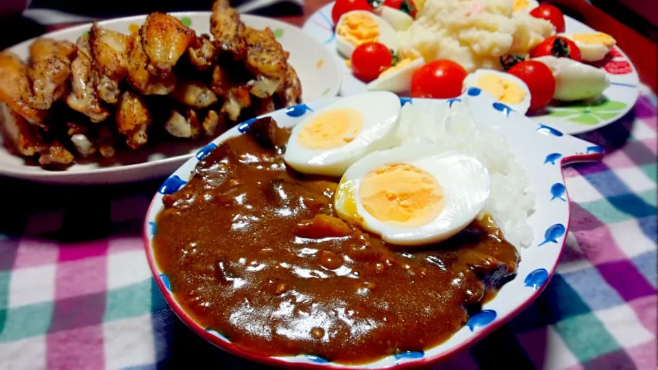 ナスとマッシュルームと挽き肉のカレー(^o^)|ぎるママさん