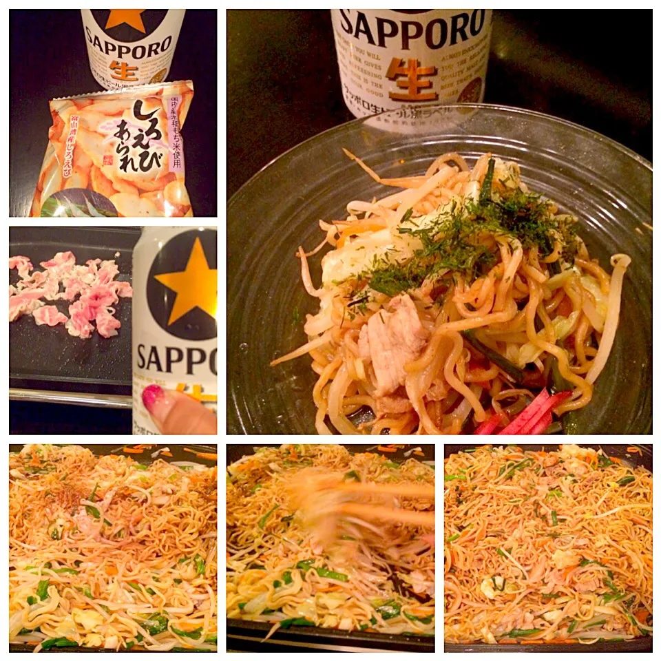 Today's Dinner🍴Fried Noodles🎵焼きそば〜ん|🌈Ami🍻さん