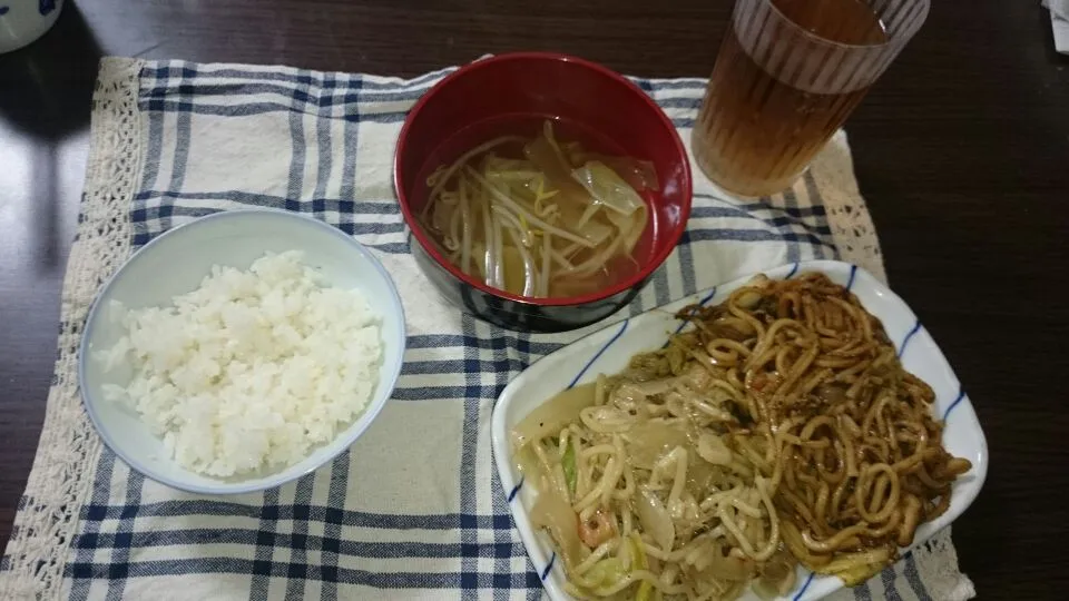 ゆず胡椒のソース焼きそば
塩やきそば
中華スープ|Daiさん