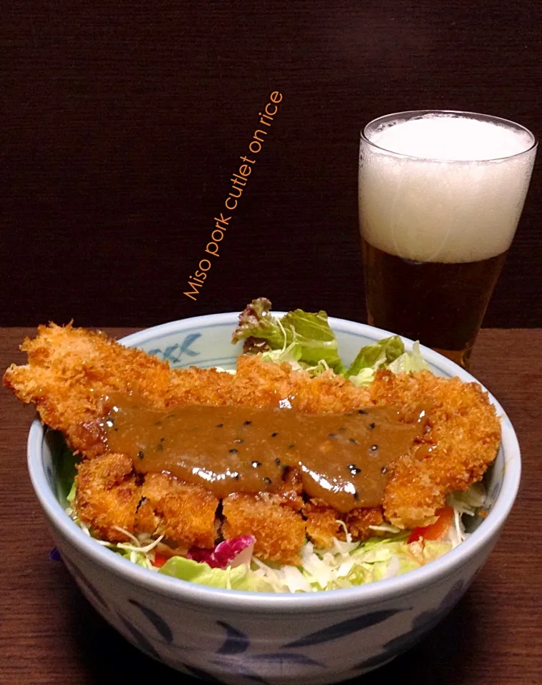 柚子味噌カツ丼🍺|浦島太郎さん