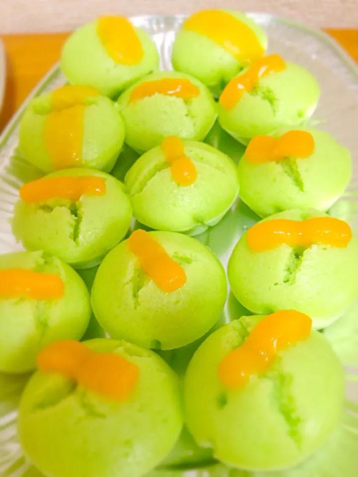 Puto pandan with cheese|Oliveさん