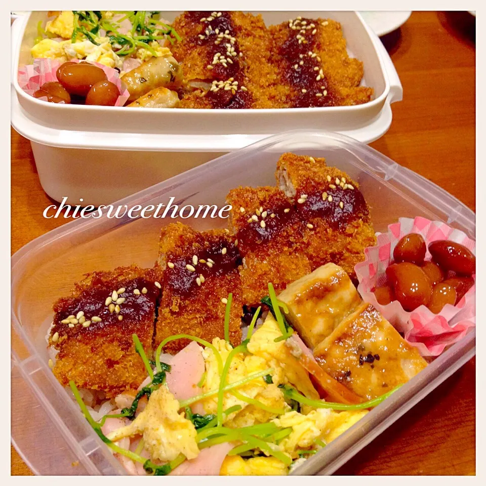 ミルフィーユカツ弁当|chieko ♪さん