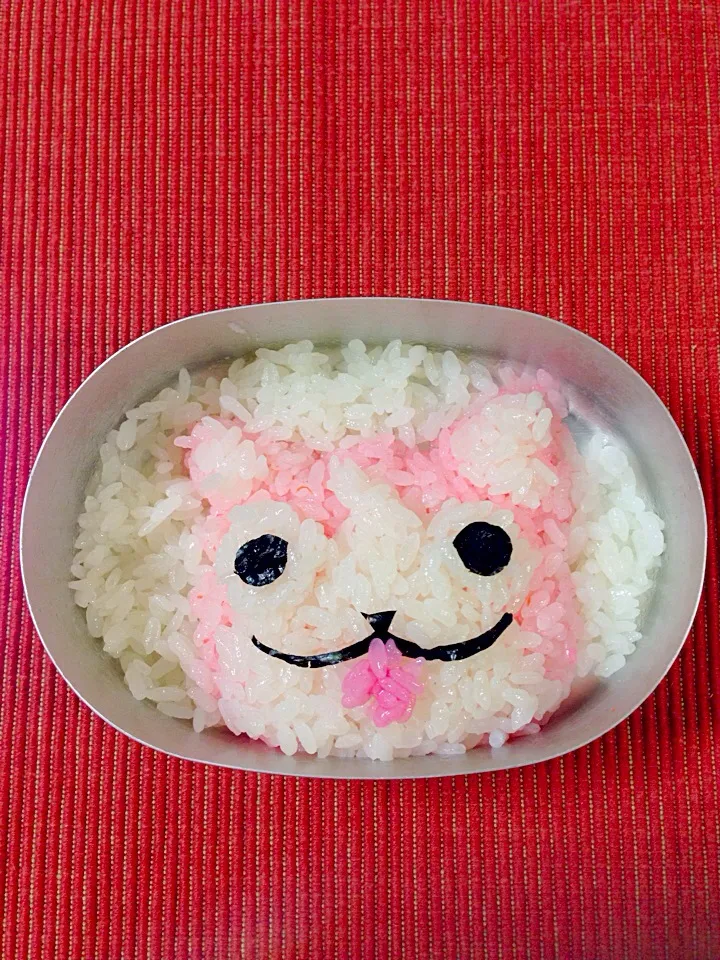 ご飯だけキャラ弁☆ジバニャン弁当|富士子🍒🐰🍓さん