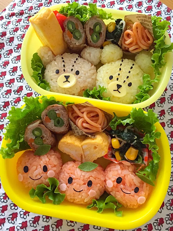 ルルロロお弁当&秋☆なかよしりんごお弁当*\(^o^)/*|Junkoさん