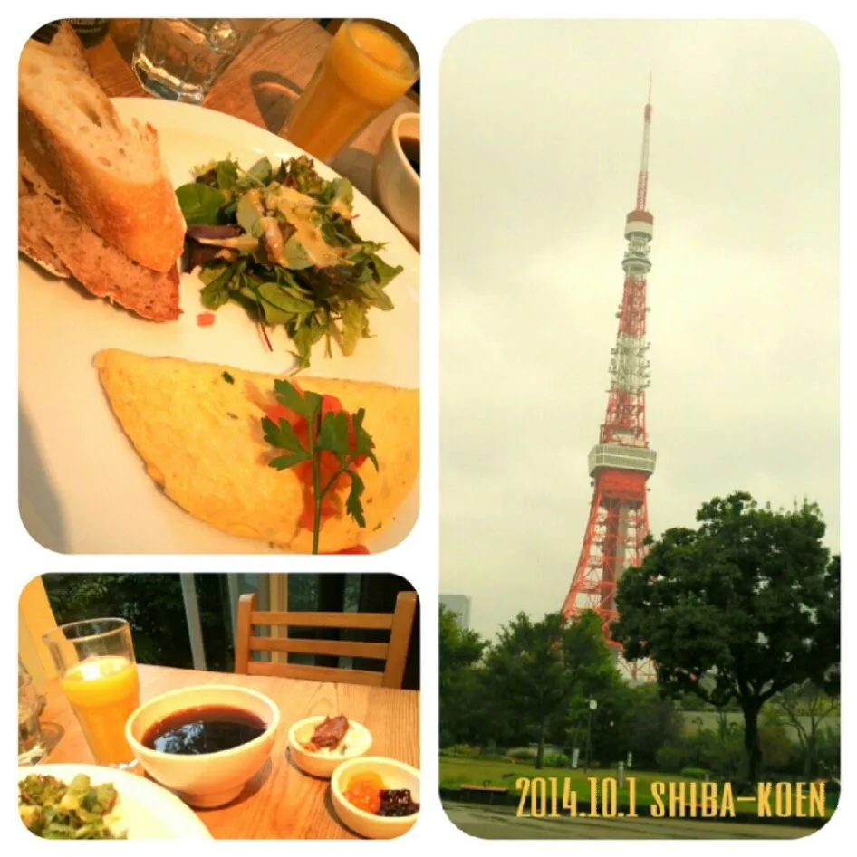 雨の日の芝公園散策～ル・パン・コティディアンで朝食|トミーサクさん