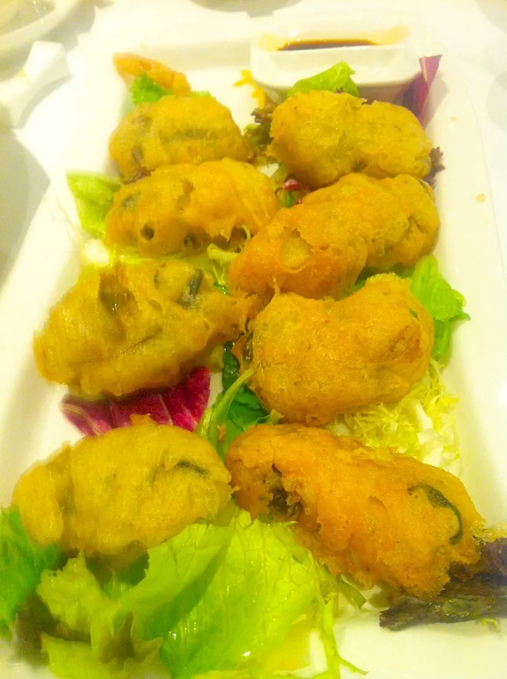 Deep fried oysters|skyblueさん