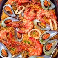 seafood paella|margie encarnadoさん