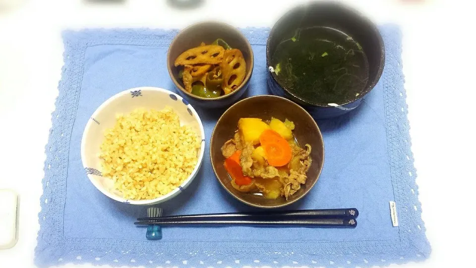 肉じゃが定食|うえなほさん