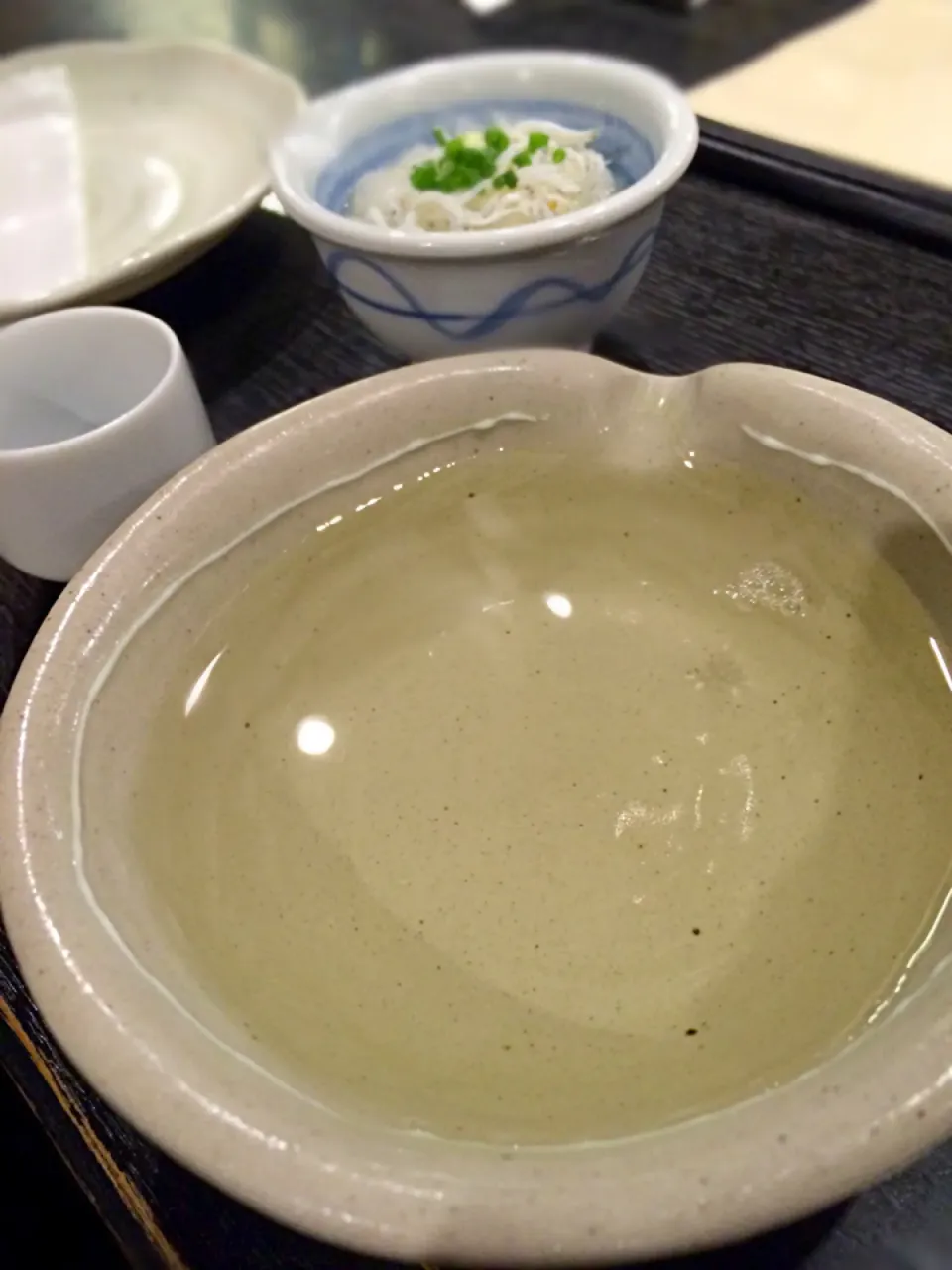 Snapdishの料理写真:伝兵衛でまずは日本酒 鶴齢|くぅ♪さん