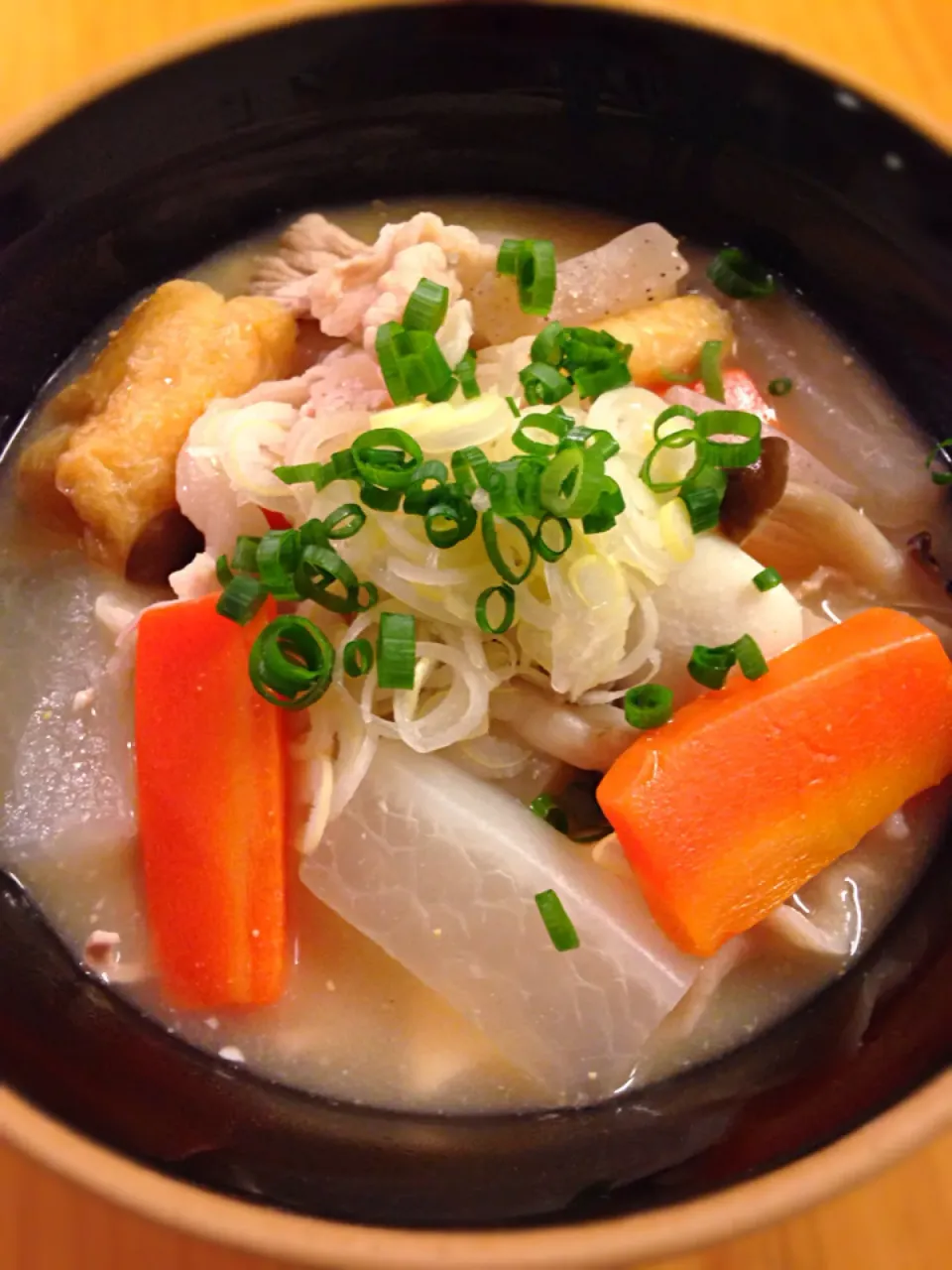 香川のソウルフード！味噌汁じゃないよ？打ち込みうどん😋|ecoさん