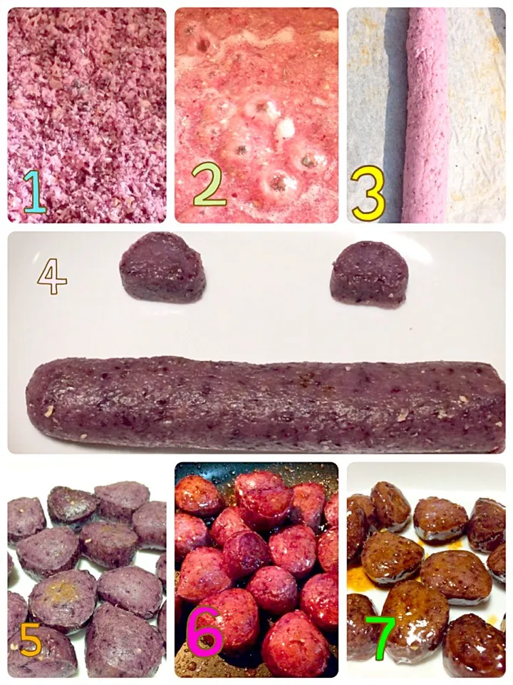 実験 もちきびを食べる 黒いトウモロコシ 静岡 おはたきもち風にしてみました。多分誰もやらない（苦笑）|佐野未起さん