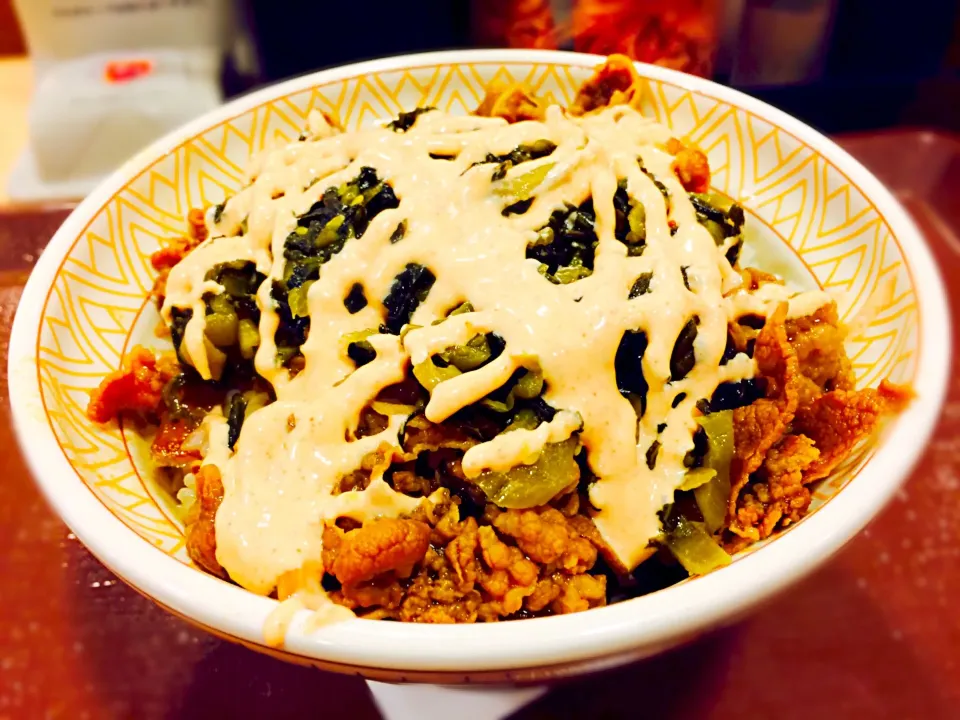 高菜明太マヨ牛丼‼︎（爆笑）|早坂淳さん