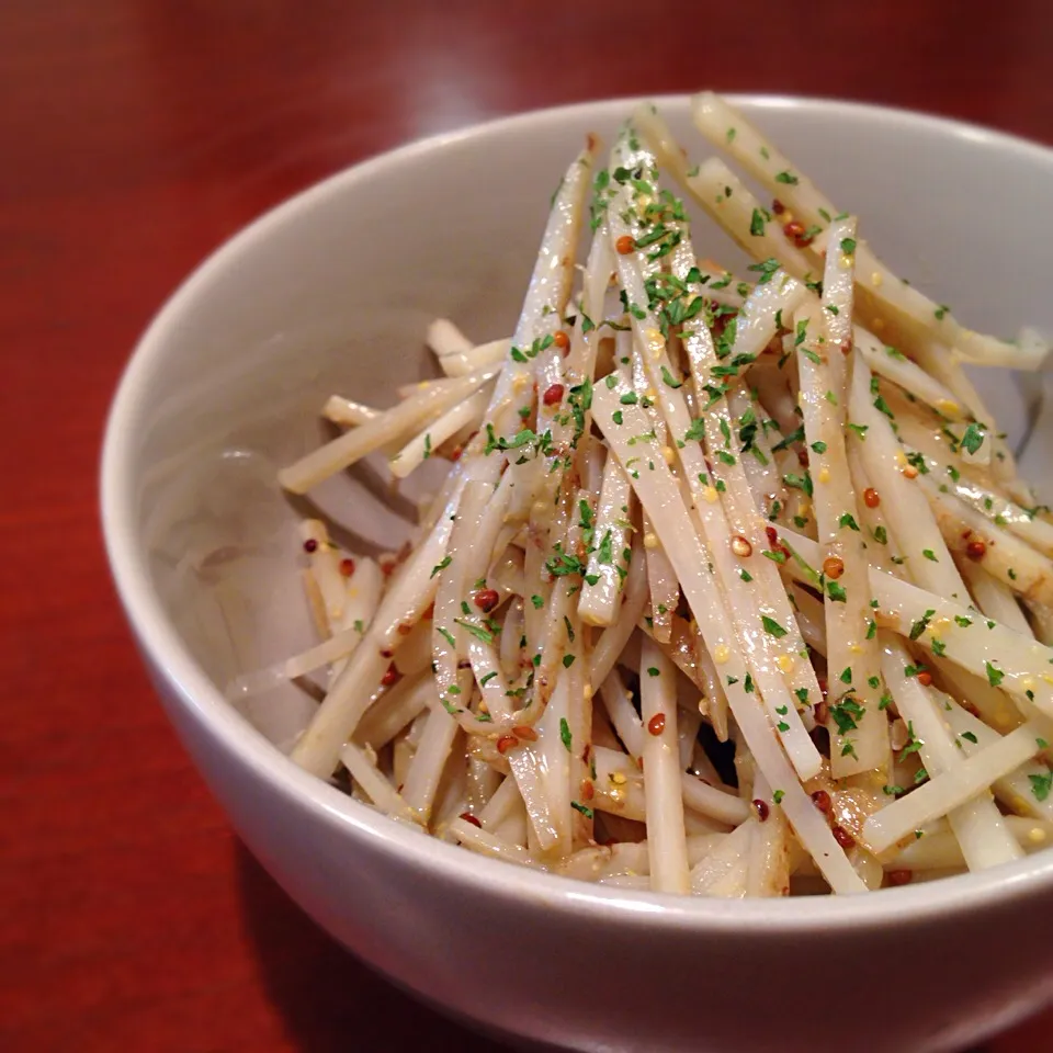 OMさんの料理 Honey mustard salad of burdock|hannahさん