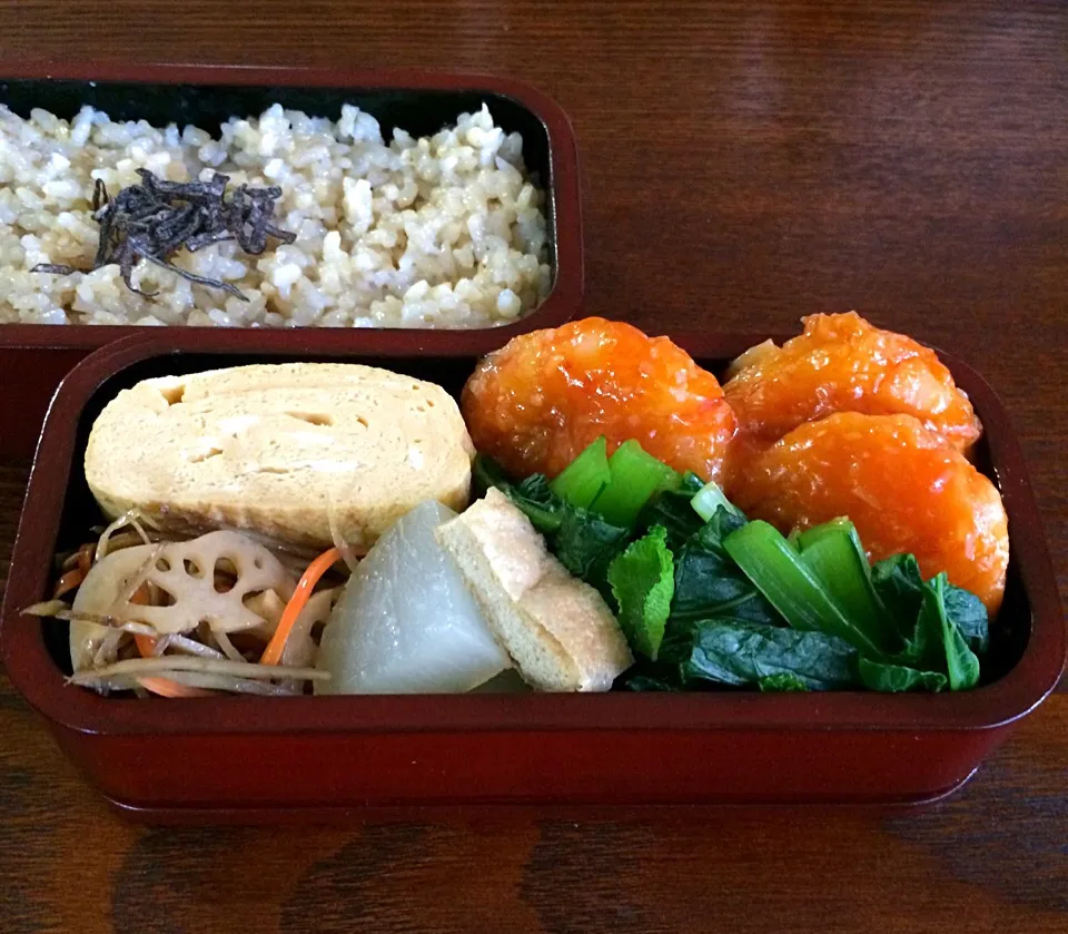 Snapdishの料理写真:夫のお弁当|なかさん