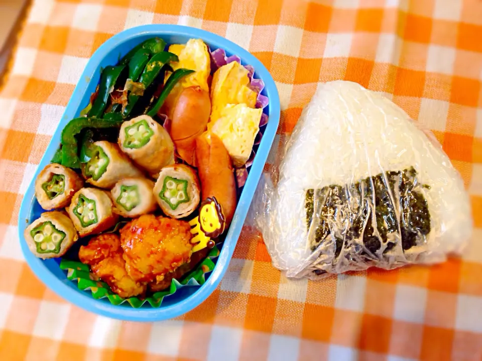 小学生、雨につき…校内遠足のお弁当|ごっちさん