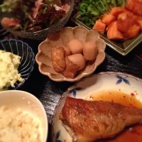 Snapdishの料理写真:赤魚の韓国風煮付け|タプりん♥️さん