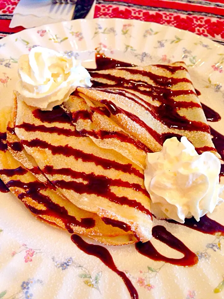 Chocolate crapes|Melinda Nagyさん