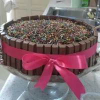 chocokate kitkat cake|rusty marieさん