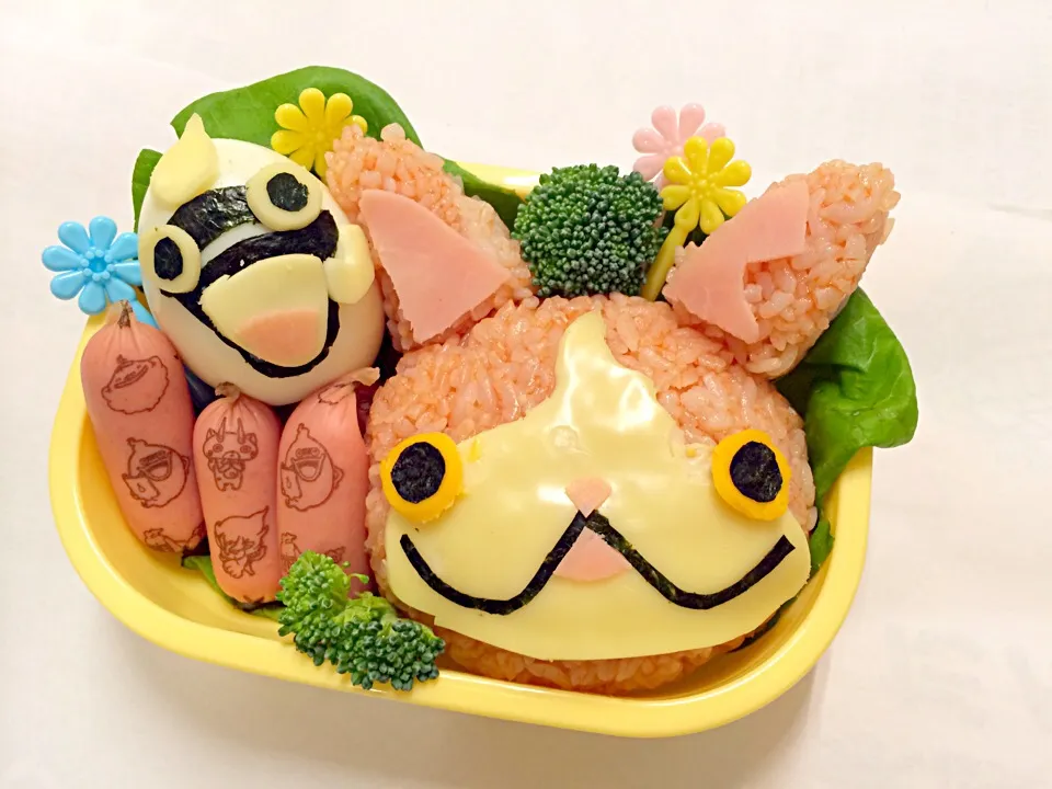 Snapdishの料理写真:妖怪ウォッチキャラ弁|ぱるさん