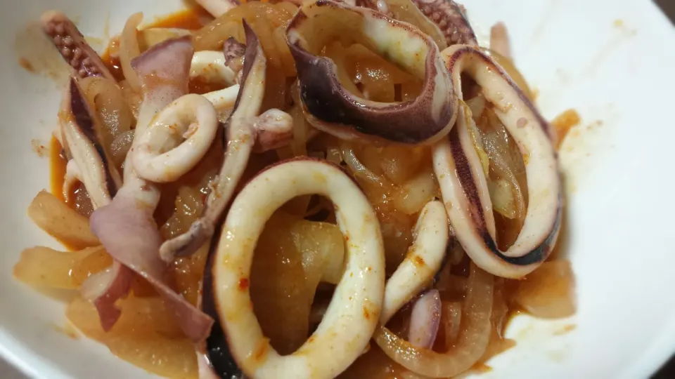 Squid with Kimchi Sauce|joさん