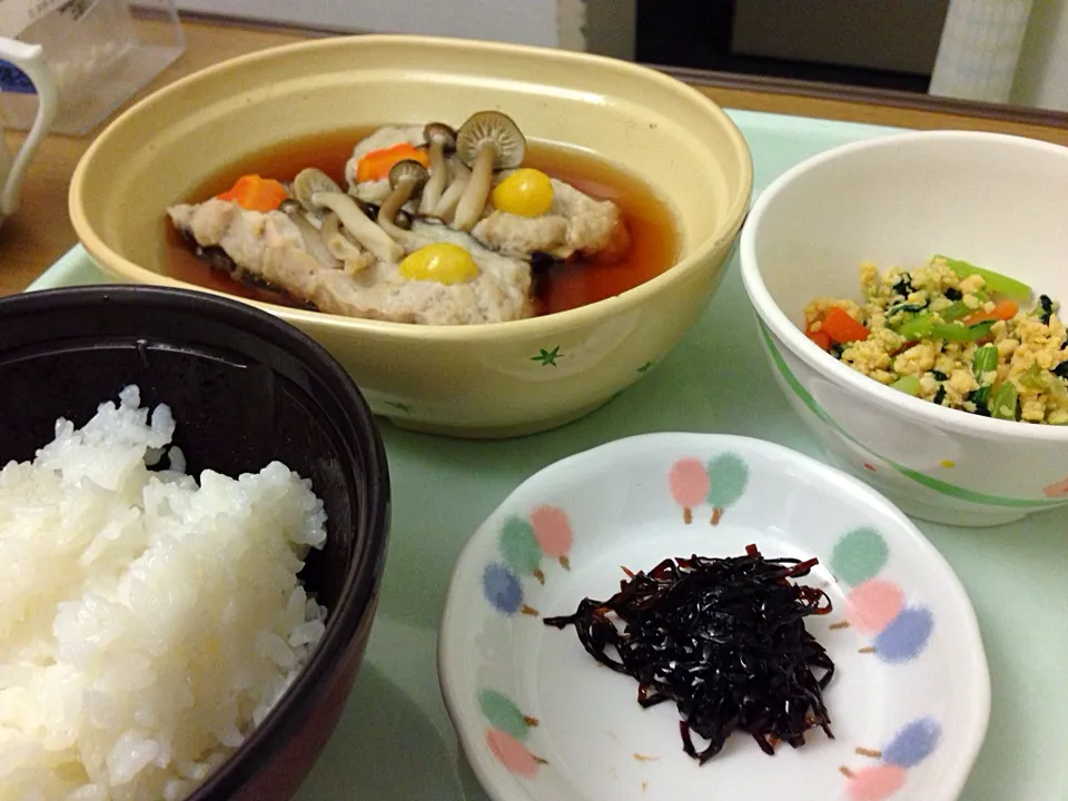 Snapdishの料理写真:【入院 常食】10/2 のお夕飯|hiroさん