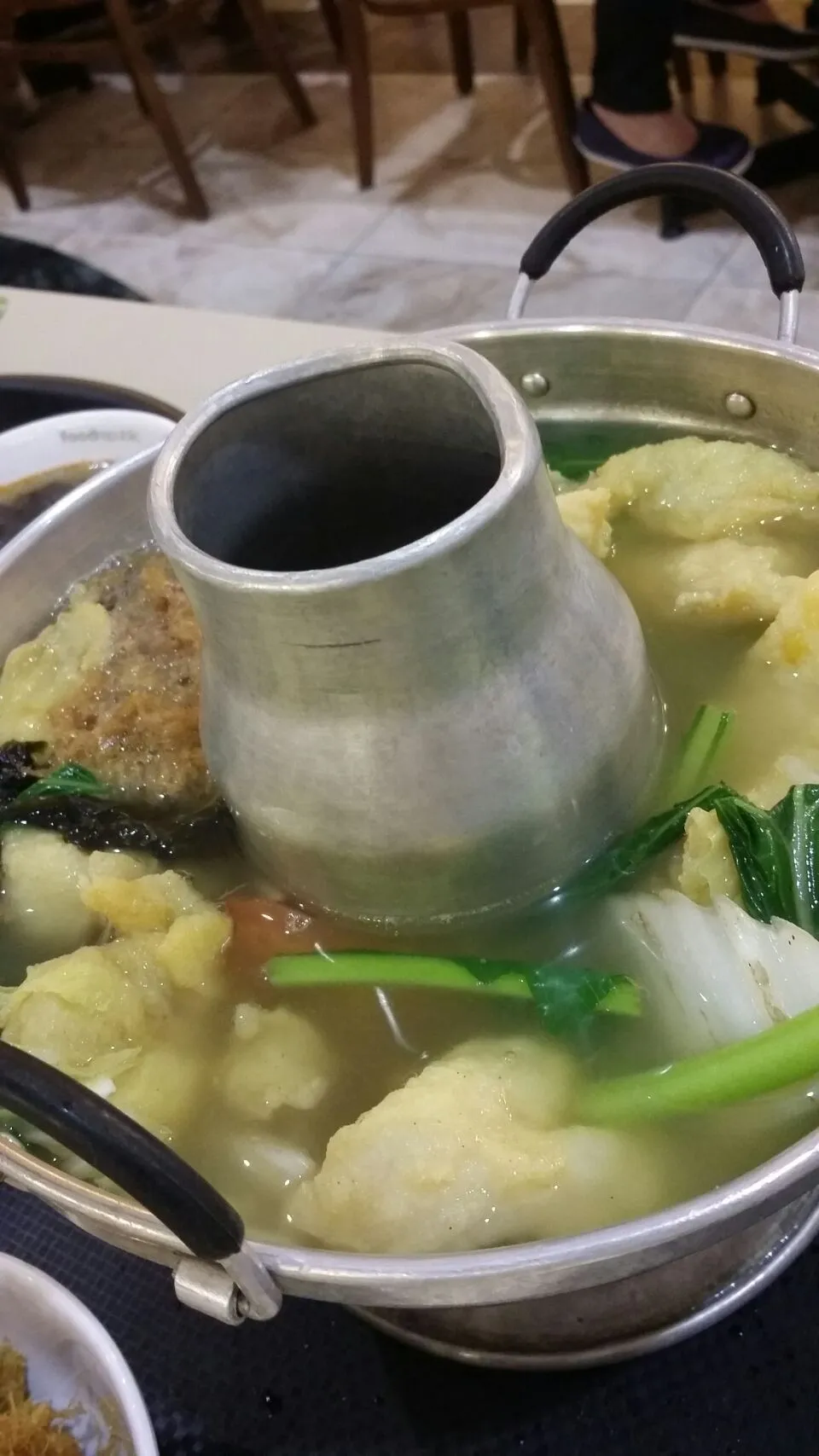 mini steamboat fried fish soup|Julianaさん