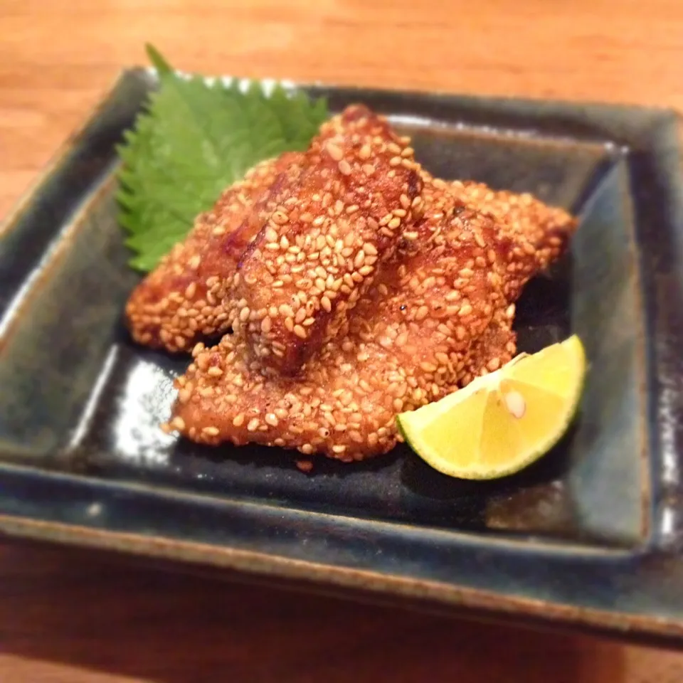 豚肉の胡麻揚げ|きのこ家さん