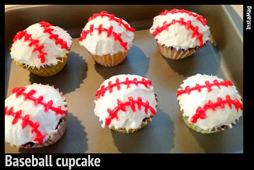 Baseball Cupcakes ⚾️|💖 ジジ 💖さん