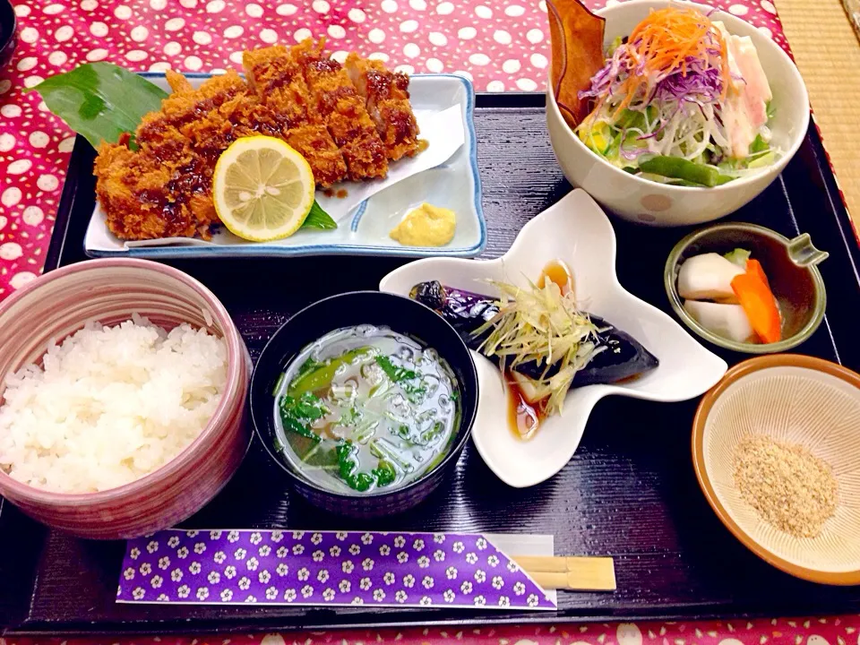 ロース勝つ定食|Mami Yamaguchiさん