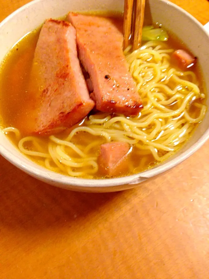 Snapdishの料理写真:息子おかわりのラーメン。|中華蕎麦 銀時さん