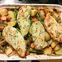 Lemon & Garlic Chicken with veg|Susan Victoria Attardさん