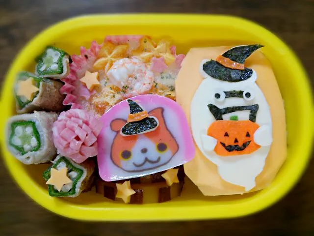 Snapdishの料理写真:妖怪ウォッチハロウィン弁当|國澤志保子さん