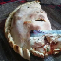 #calzone de espinas, champiñon y jamón 🍕🍴|Aly Fosterさん