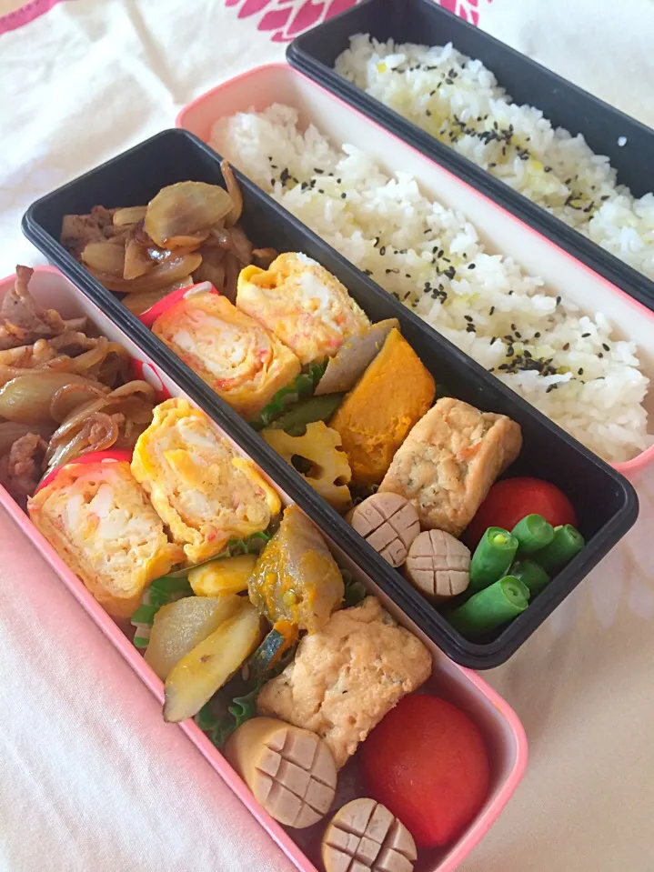 Snapdishの料理写真:10月3日パパママ弁当|masamiさん