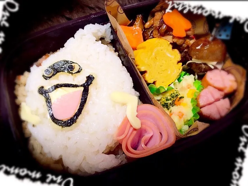 Snapdishの料理写真:旦那ちゃんお弁当『妖怪ウォッチウィスパーキャラ弁』|鈴木 美菜子さん