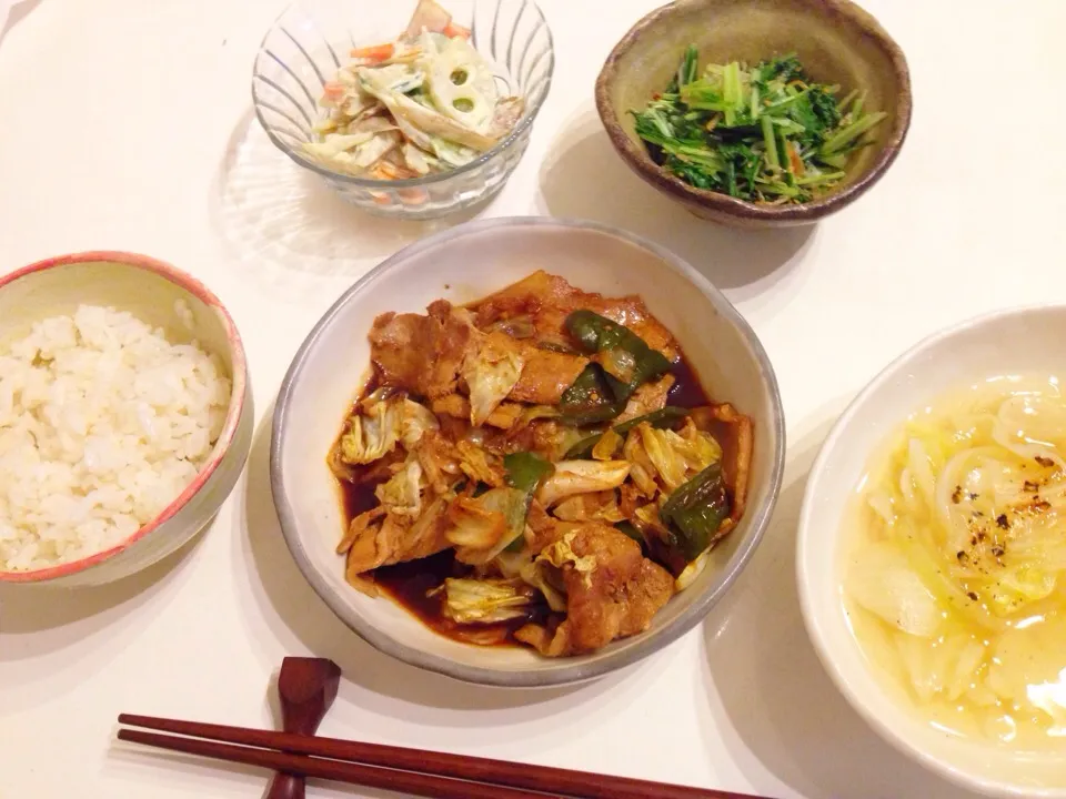 Snapdishの料理写真:今日の夕ご飯|河野真希さん