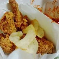 Snapdishの料理写真:#Friedchicken #koreanchicken|kim.sさん