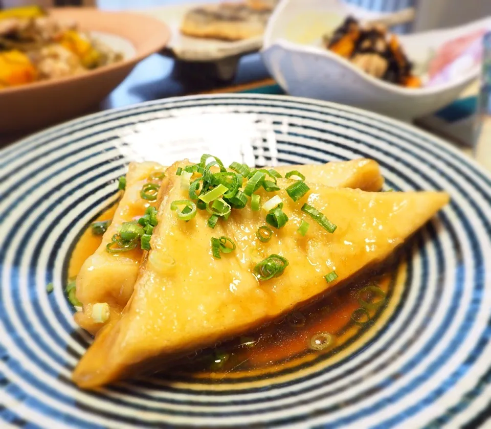 高野豆腐の揚げ煮((o(´∀｀)o))|くにぽんさん