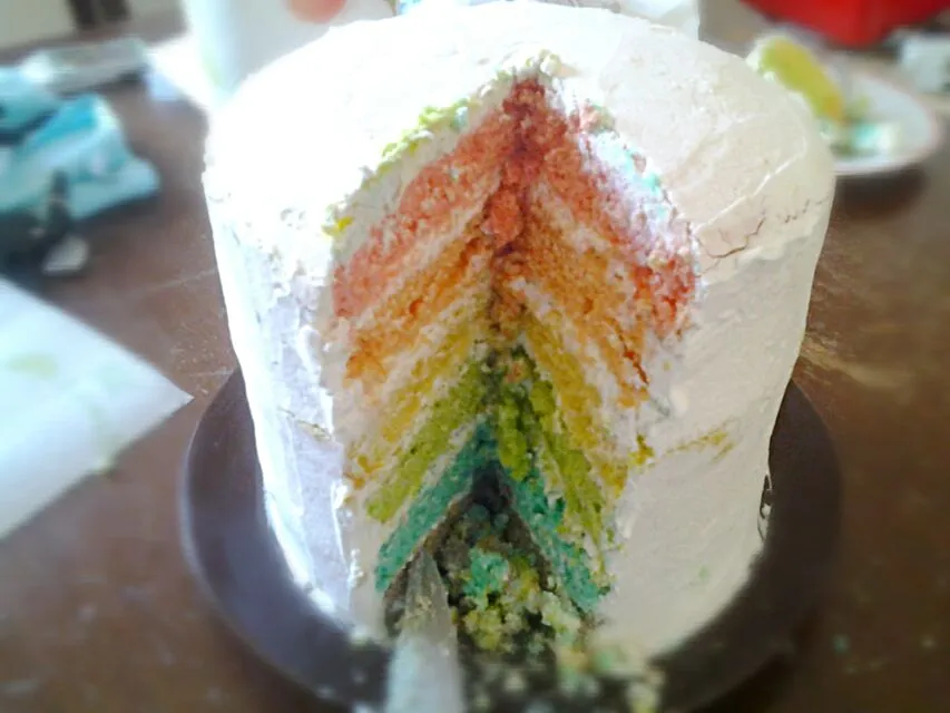 #RainbowCake #Torte #Dolci #Dessert #TortaArcobaleno|Agostina Calabreseさん