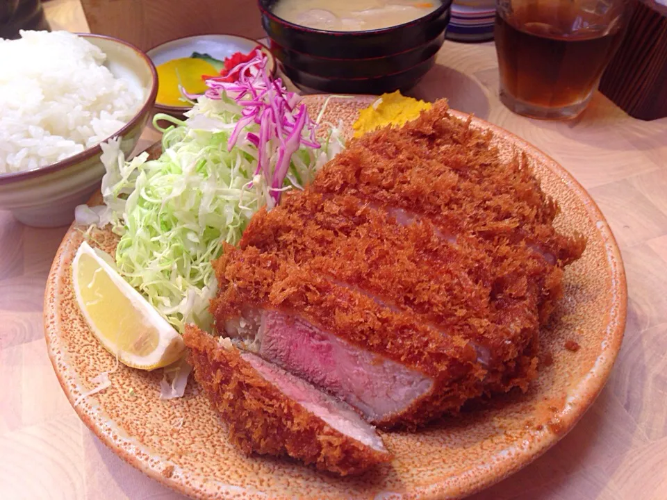 特上ロースカツ定食|幸家さん