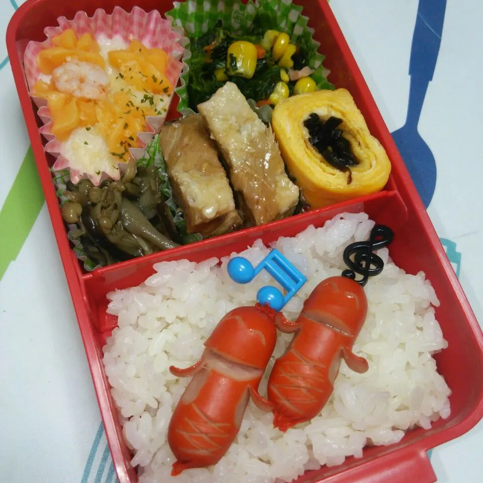 Snapdishの料理写真:10月4日　高校生女子部活弁当♪|クッキングおやぢさん